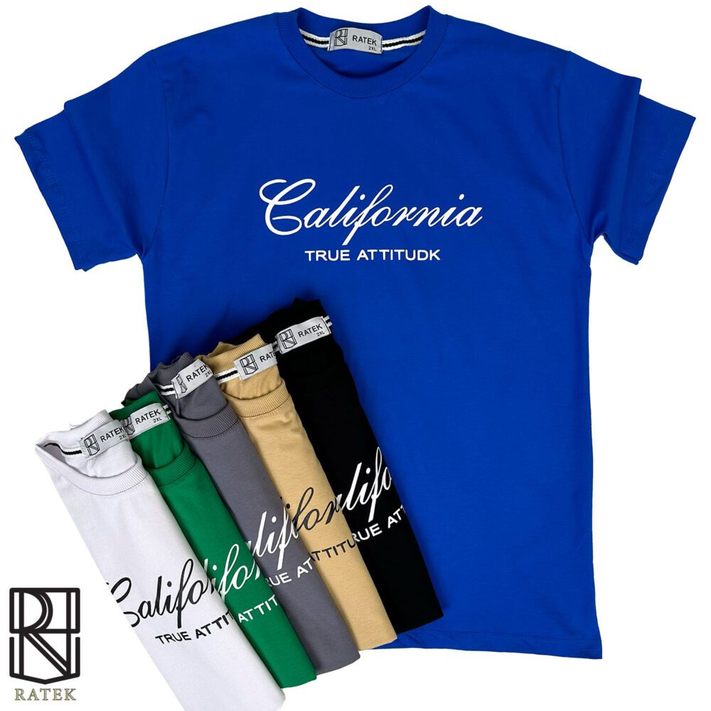 تیشرت چاپ CALIFORNIA پرفروش پنبه سوپر درجه یک