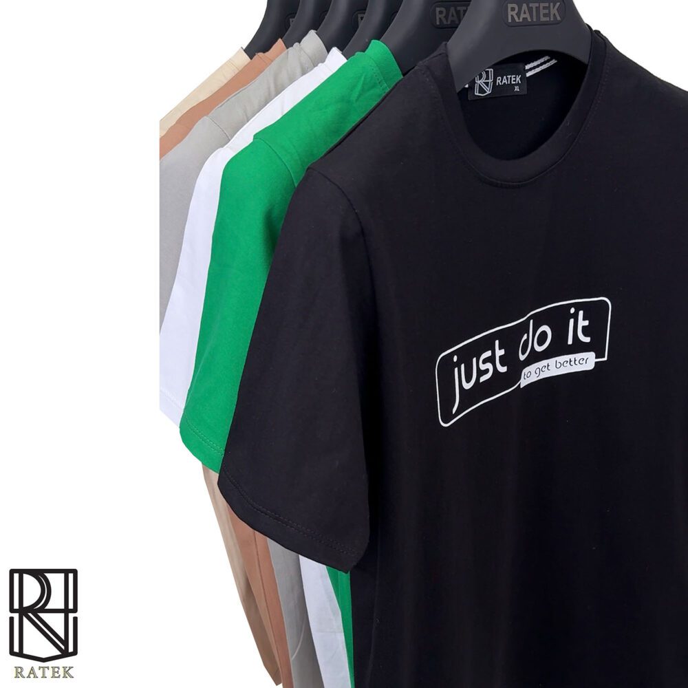 تیشرت طرح JUST DO IT پنبه سوپر
